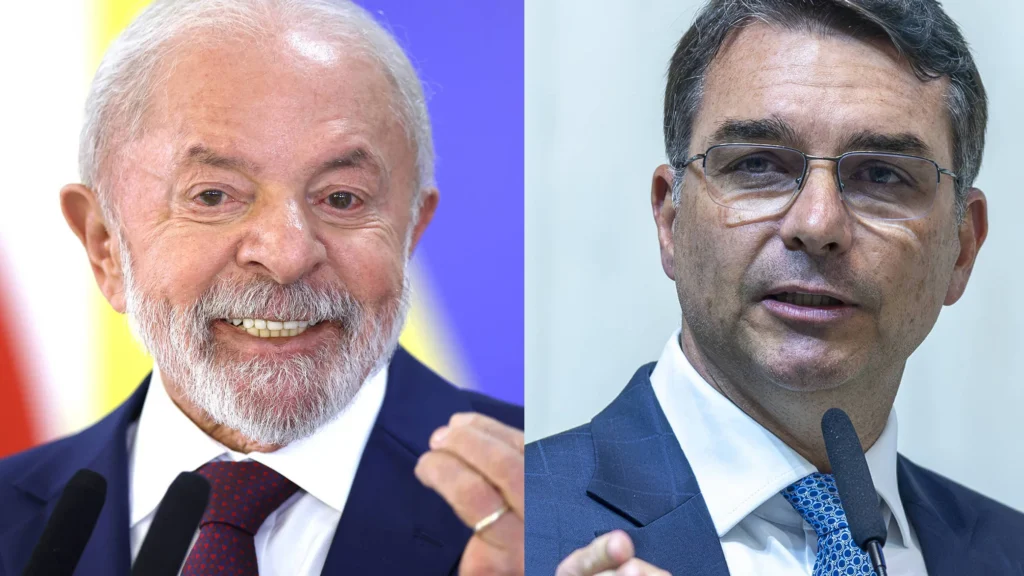 Lula amplia vantagem sobre Flávio no 2º turno após caso “Dark Horse”, revela pesquisa Meio Ideia Lula amplia vantagem sobre Flávio no 2º turno após caso "Dark Horse", revela pesquisa Meio Ideia