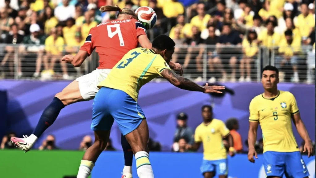 Com Haaland Carrasco, Noruega Elimina Brasil e Avança na Copa do Mundo 2024 Com Haaland Carrasco, Noruega Elimina Brasil e Avança na Copa do Mundo 2024