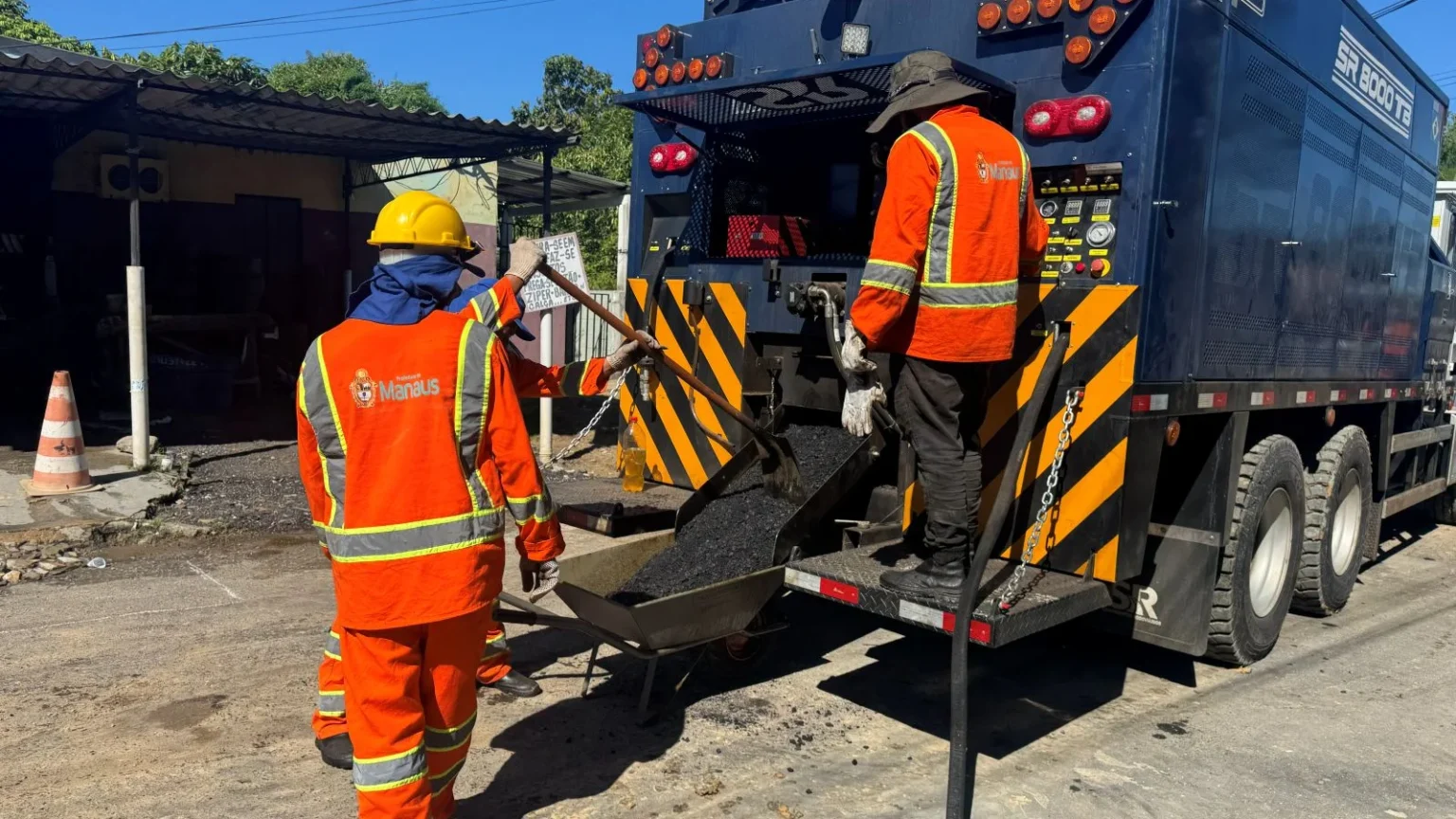 Prefeitura de Manaus moderniza manutenção viária com tecnologia TBR e agiliza reparos